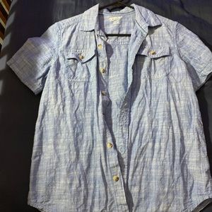 Boys’ Button Down Denim Shirt